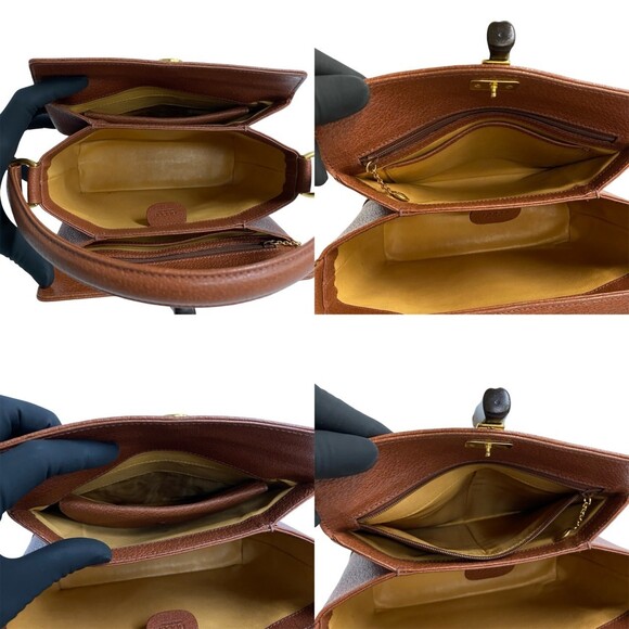 GUCCI Brown Leather Bamboo Tote Bag - Picture 8 of 8